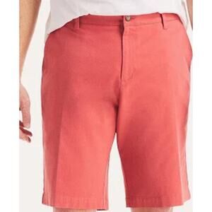 New NAUTICA Big & Tall Men's Stretch Deck Shorts Sugar Coral Sz: 44W